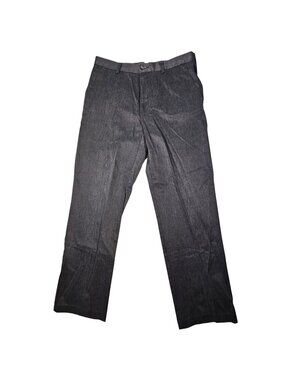 Dockers D2 Straight Leg Khaki Dress Pants Men's Size 33x32" Charcoal Gray